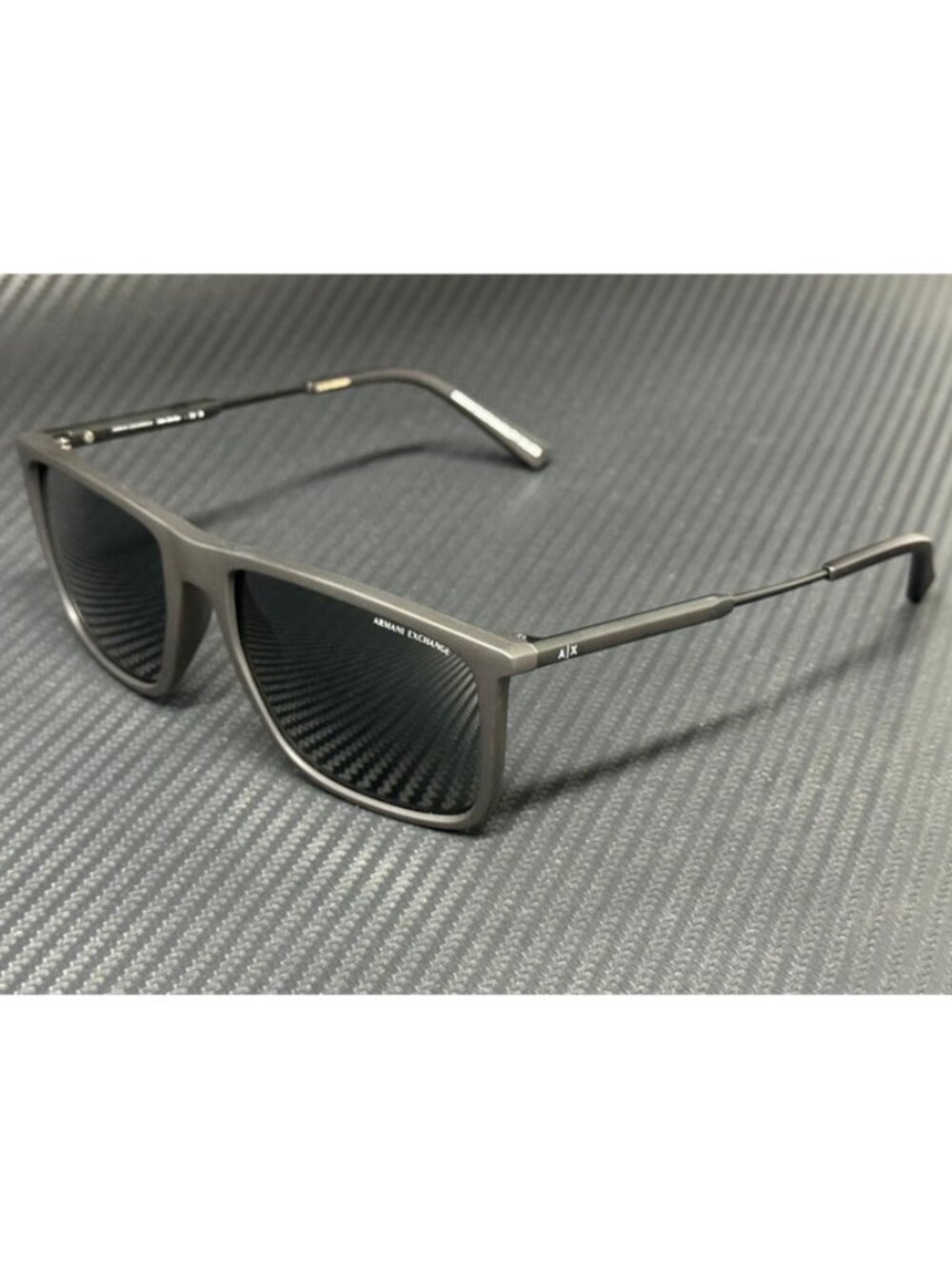 New Armani Exchange Men Matte Black Sunglasses 57-18-145